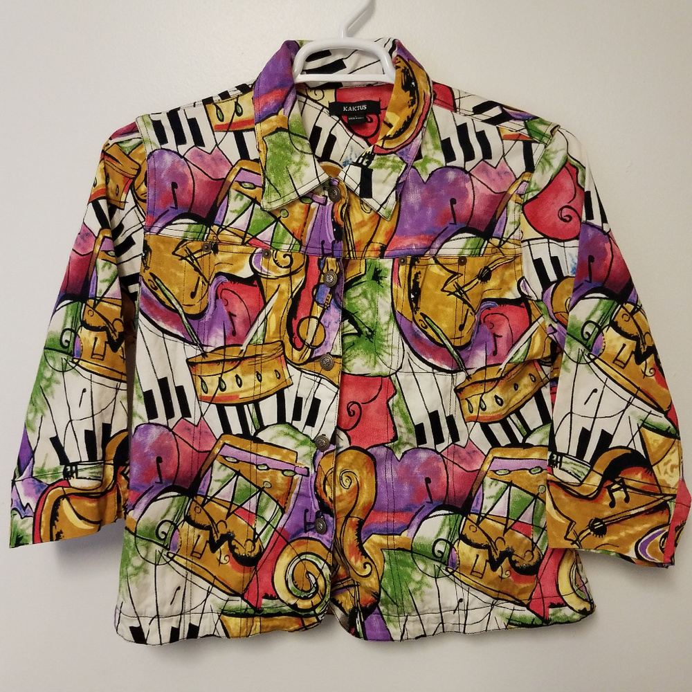 Kaktus music jacket women size L